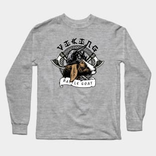 Viking Battle Goat V2 Long Sleeve T-Shirt